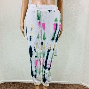 Afrm Wasson Tie Dye Pants Joggers Sand 